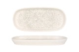 Lunar White Oval Service Plate 21 cm