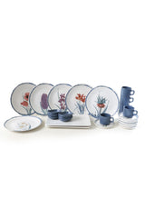 Anatolian Flowers Dinnerware Set 26 pcs - Chaplin Home
