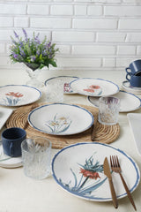 Anatolian Flowers Dinnerware Set 26 pcs - Chaplin Home