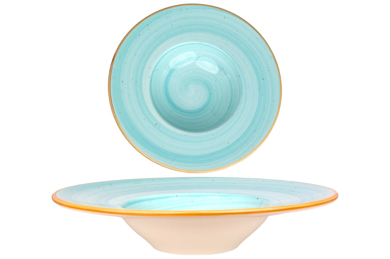Aqua pasta plate 28 cm