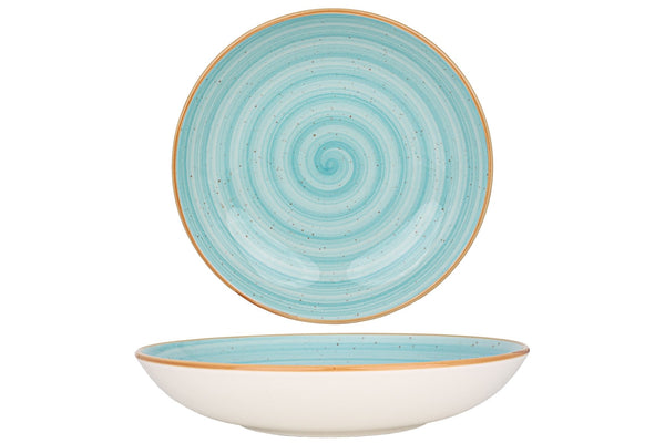 Aqua Deep Plate 25 cm (1300cc) - Chaplin Home