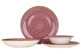 Aura Blackberry Dinnerware Set 24 pcs - Chaplin Home