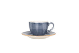 Aura Dusk Teetasse mit Untertasse – 230 ml – 6er-Set – Chaplin Home