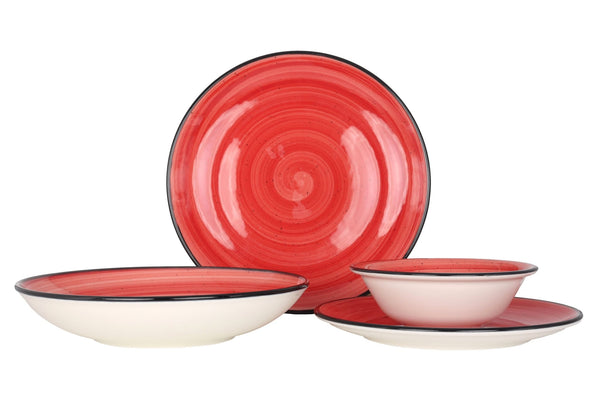 Aura Passion Dinnerware Set 24 pcs - Chaplin Home