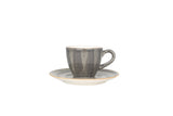 Aura Space Espresso cup with saucer - 80cc - set of 6 - Chaplin Home