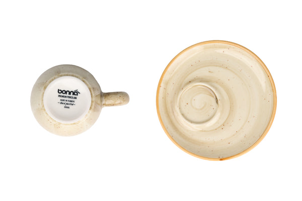 Aura Terrain Espresso cup with saucer - 70cc - set of 6