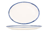 Azure Oval Service Plate 33x19 cm - Chaplin Home