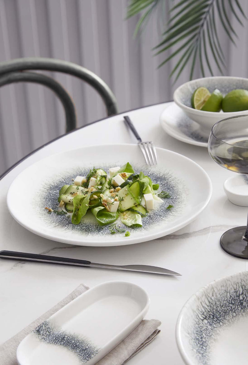 Black Ice Dinner Plate 25 cm by Kütahya Porselen Porcelain – Chaplin Home