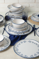 Blue Bloom Dinnerware Set 24 pcs - Chaplin Home
