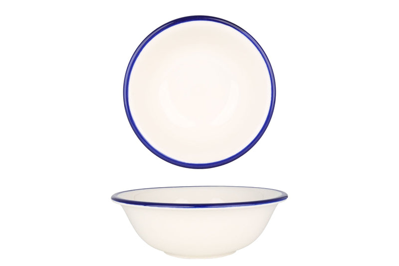 Blue Edge bowl 16 cm (400cc) - Chaplin Home