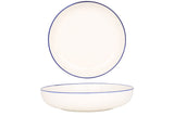 Blauer Rand Tiefer Teller 26 cm (2000 ccm) - Chaplin Home