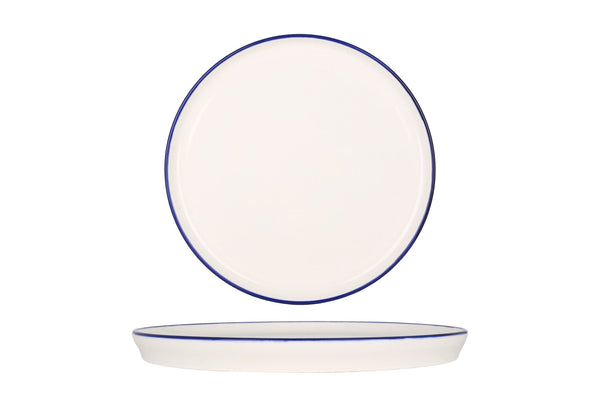 Blue Edge Dessert Plate 17 cm - Chaplin Home