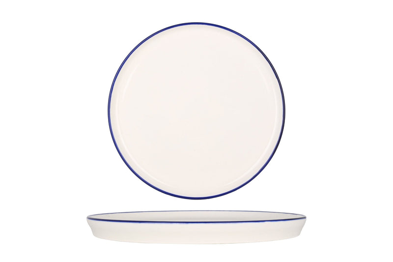 Blue Edge Dessert Plate 17 cm - Chaplin Home