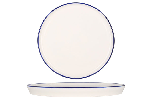 Blue Edge Dinner Plate 26 cm - Chaplin Home