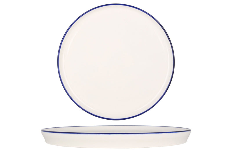 Blue Edge Dinner Plate 26 cm - Chaplin Home