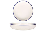 Blue Edge Dinnerware Set 24 pc's - Chaplin Home