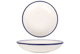 Blue Edge Dinnerware Set 24 pc's - Chaplin Home