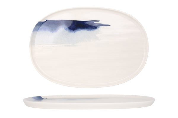 Blue Wave Service Plate 34 cm - Chaplin Home