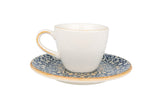 Alhambra Espresso cup with saucer - 80cc - set of 6