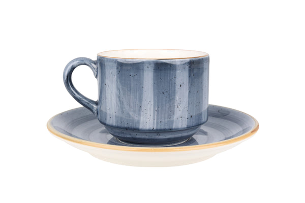 Aura Dusk Tea cup with saucer - 210cc - set of 6