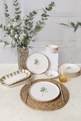 Bronze Palm Dinnerware Set 12 pcs - Chaplin Home