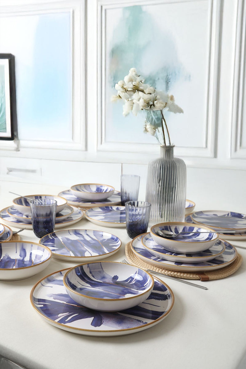 Brush & Bloom Dinnerware Set 18 pcs - Chaplin Home