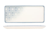 Casa Blue Rectangular Service Plate 35x15 cm