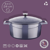 Cast Iron Casserole - 24 cm - Chaplin Home