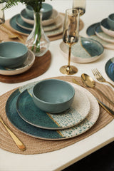 Colored Dinnerware Set 24 pcs - Chaplin Home