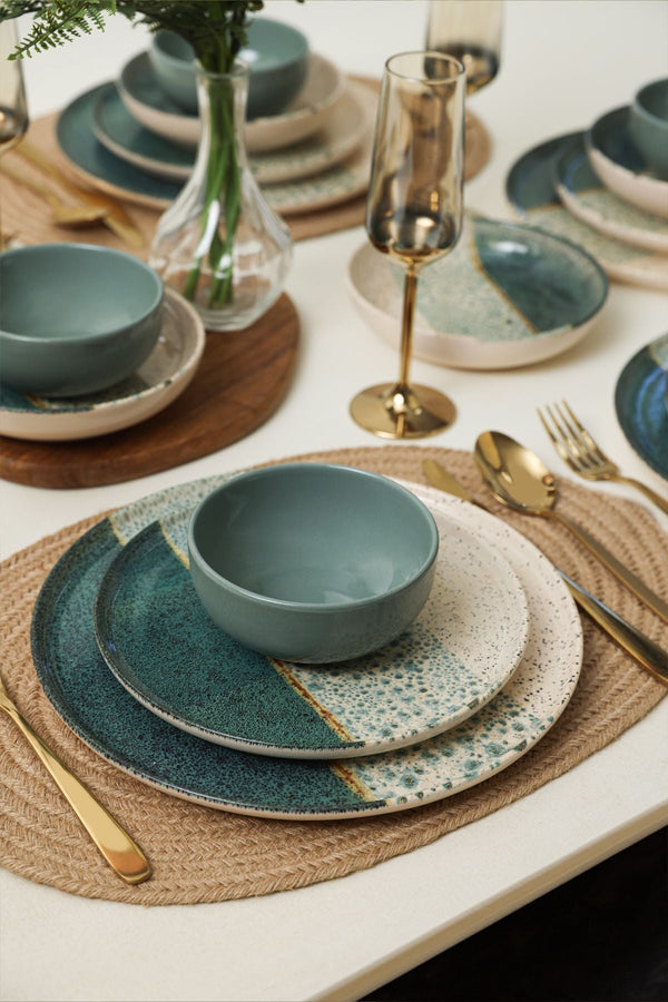 Colored Dinnerware Set 24 pcs - Chaplin Home
