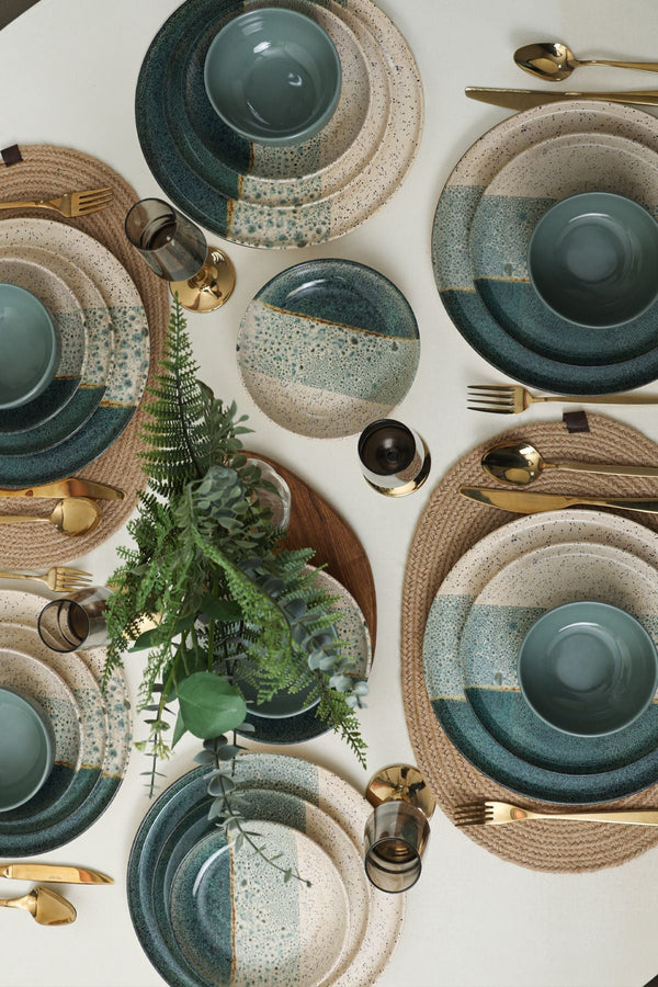 Colored Dinnerware Set 24 pcs - Chaplin Home