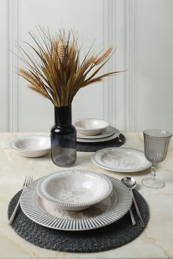 Deep Moon Assos Dinnerware Set 18 pcs - Chaplin Home