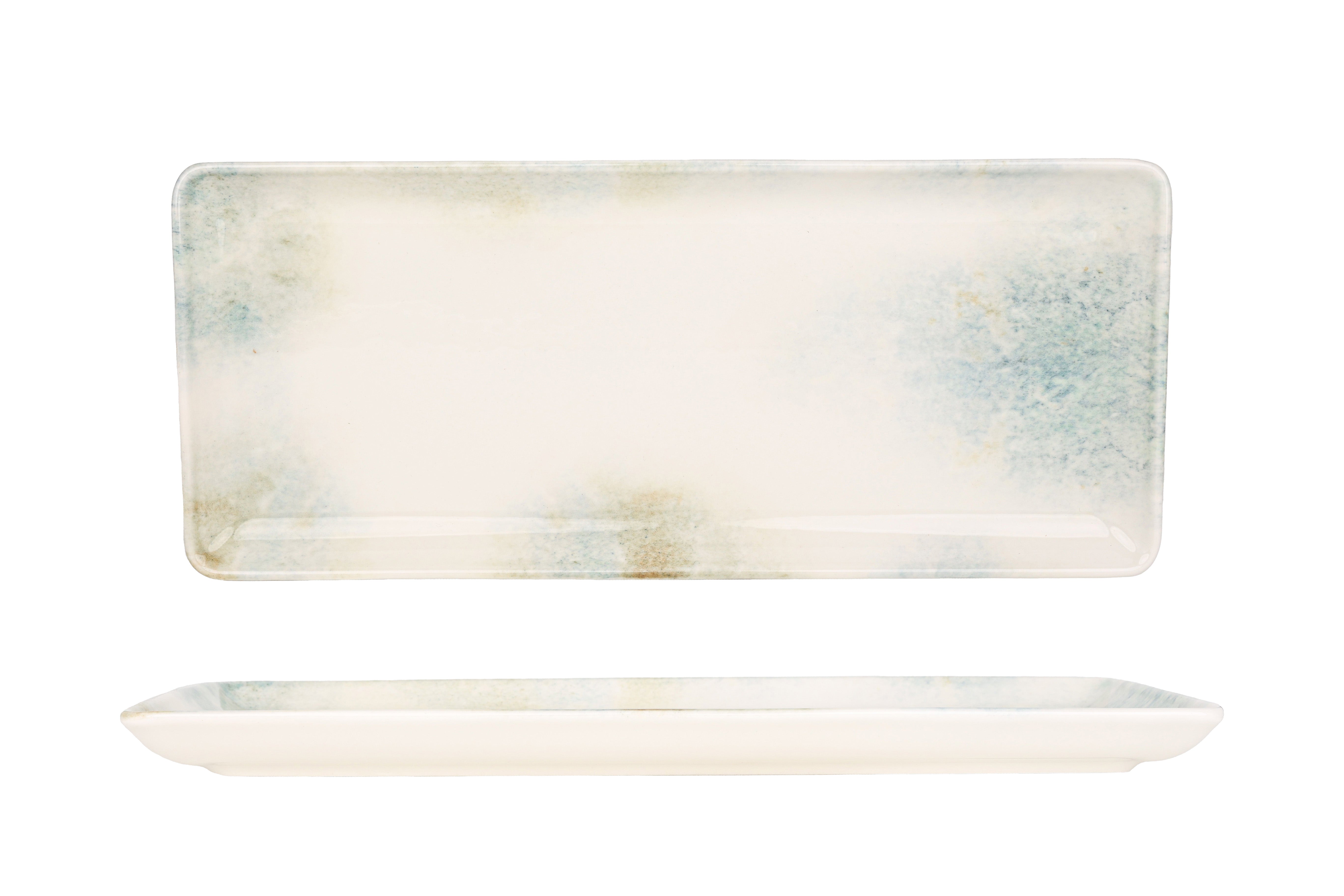 Earth by Kütahya Porselen Rectangular Serving Plate 35x15 cm – Chaplin Home