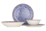 Edera Cobalt Dinnerware Set 24 pc's (Medium) - Chaplin Home