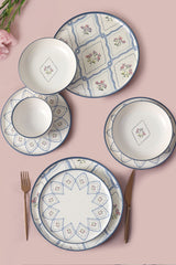 Floral Waves Dinnerware Set 24 pcs - Chaplin Home