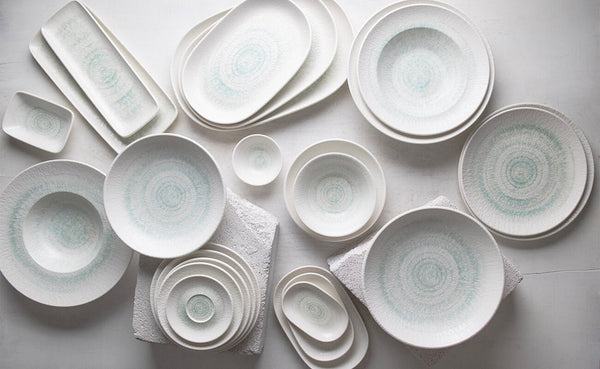 Glacier Dinnerware Set 24 pcs (Large) - Chaplin Home