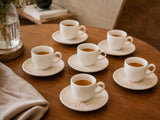 Granix Espressokop (80cc) og underkopsæt med 6 stk