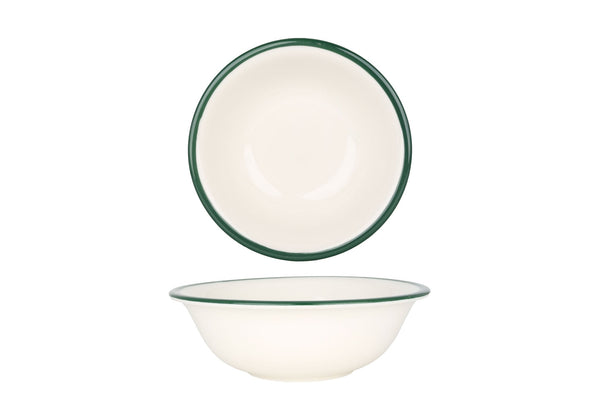 Green Edge bowl 16 cm (400cc) - Chaplin Home