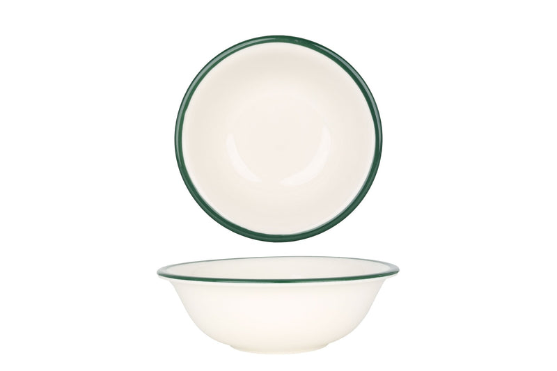 Green Edge bowl 16 cm (400cc) - Chaplin Home