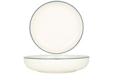 Green Edge Deep Plate 26 cm (2000cc) - Chaplin Home