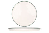 Green Edge Dinner Plate 28 cm - Chaplin Home