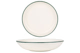 Green Edge Dinnerware Set 24 pc's - Chaplin Home