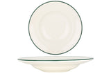 Green Edge Pasta Plate 27 cm (400cc) - Chaplin Home