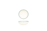 Bord vert Assiette de service 10 cm (100 cc) - Chaplin Home