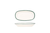 Green Edge Service Plate 16x9 cm - Chaplin Home