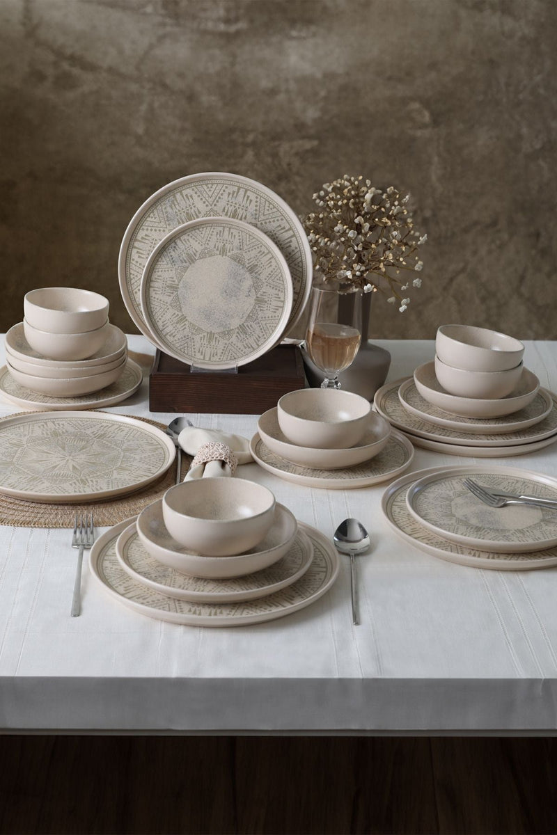 Groundlace Dinnerware Set 24 pcs - Chaplin Home