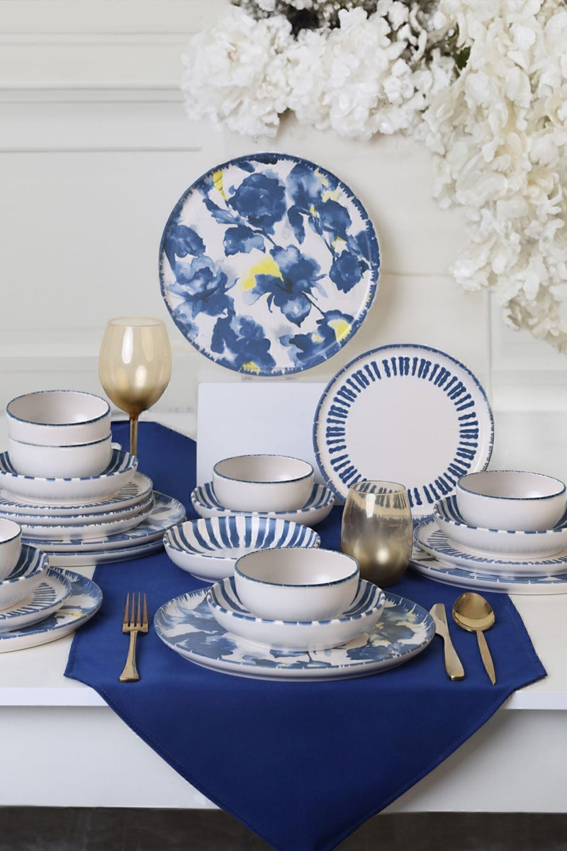 Keraart Azure Dinnerware Set 24 pcs - Chaplin Home