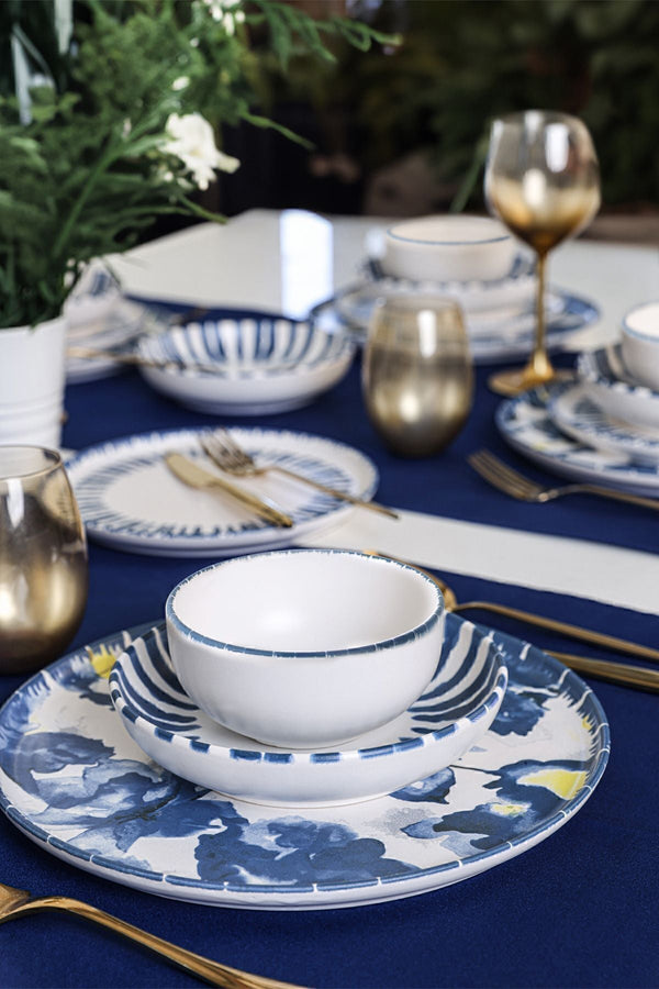 Keraart Azure Dinnerware Set 24 pcs - Chaplin Home