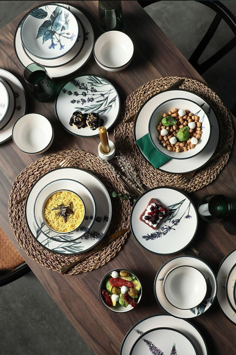 Keraart Flower Garden Dinnerware Set 24 pcs - Chaplin Home