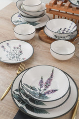 Keraart Flower Garden Dinnerware Set 24 pcs - Chaplin Home